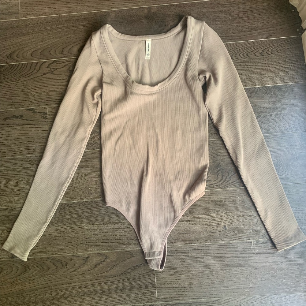 Minimalist Beige Bodysuit